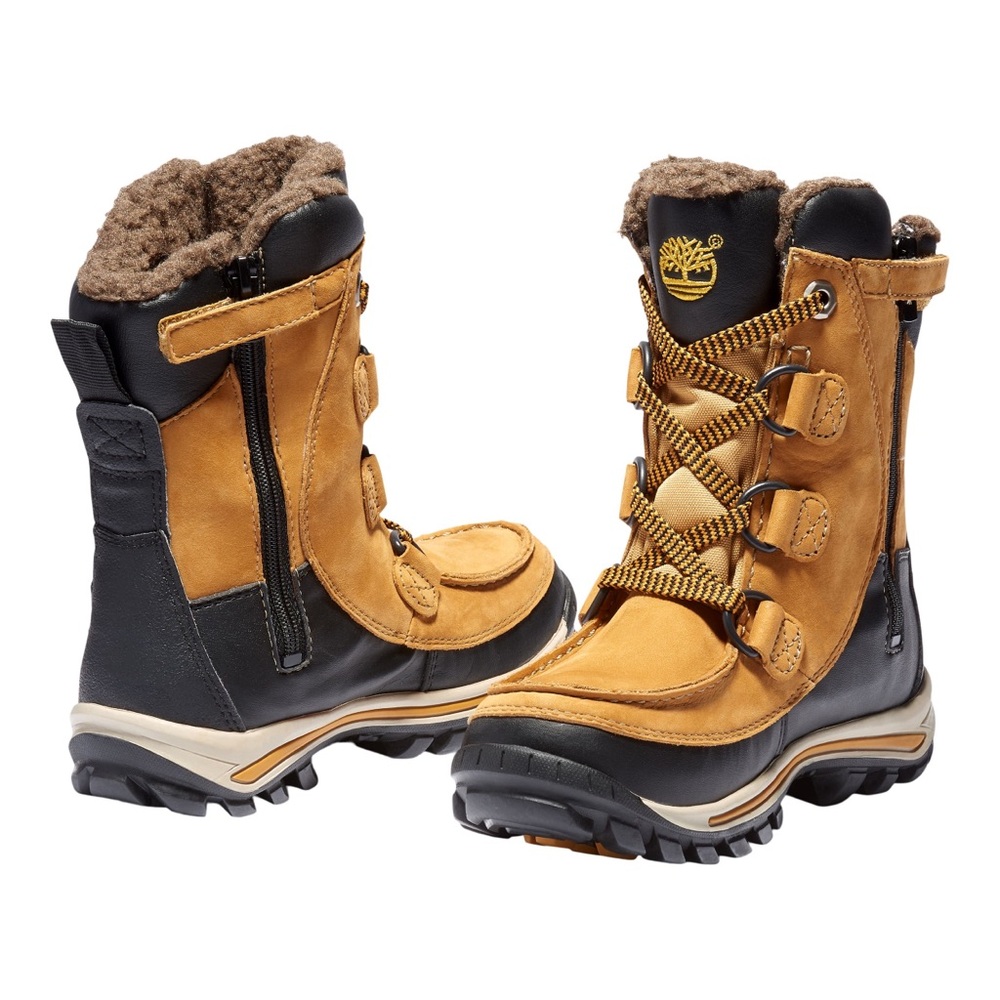 TIMBERLAND Chillberg Waterproof Boot Youth Wheat Primaloft Waterproof Ortholite